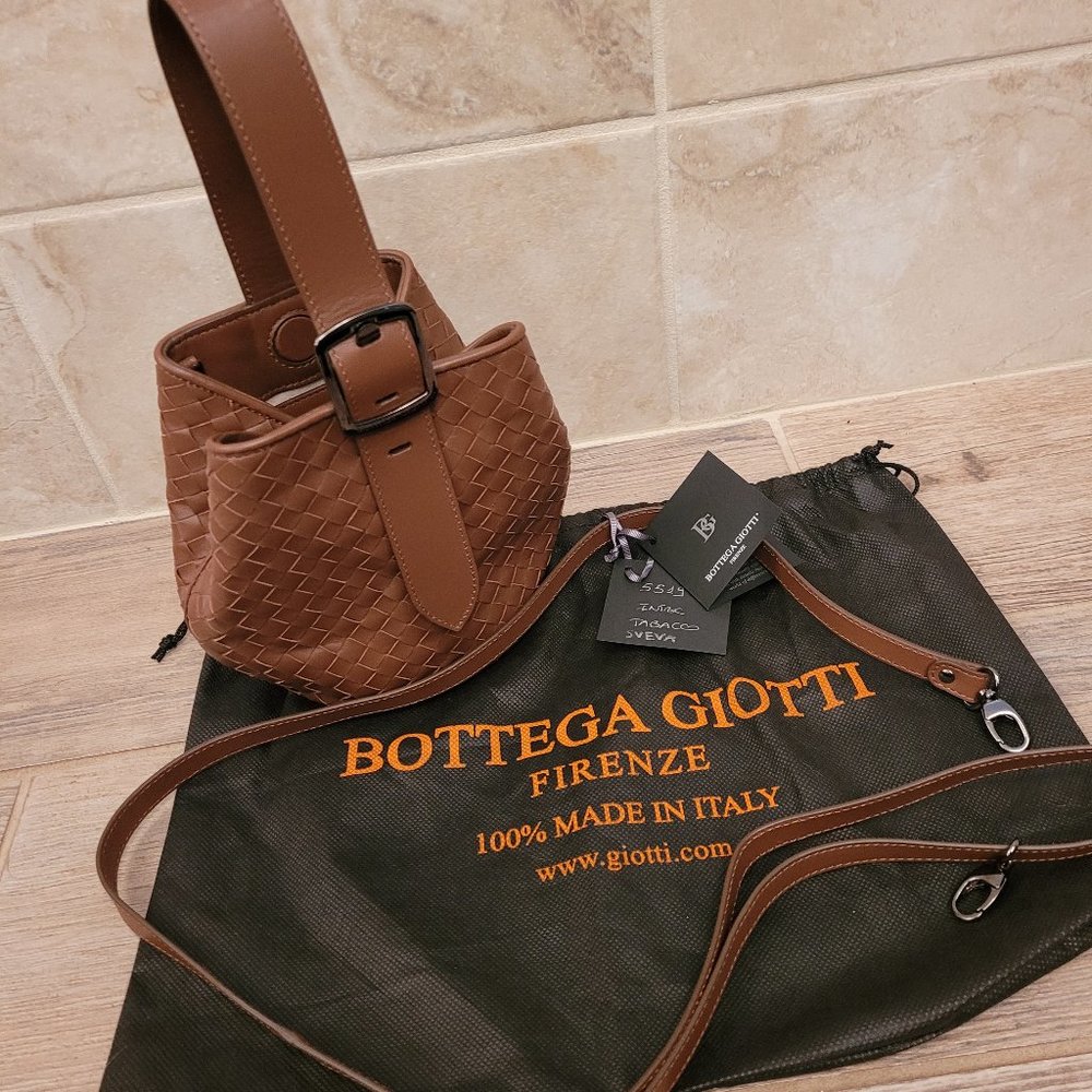 Bottega Giotti Purse, Tabacco